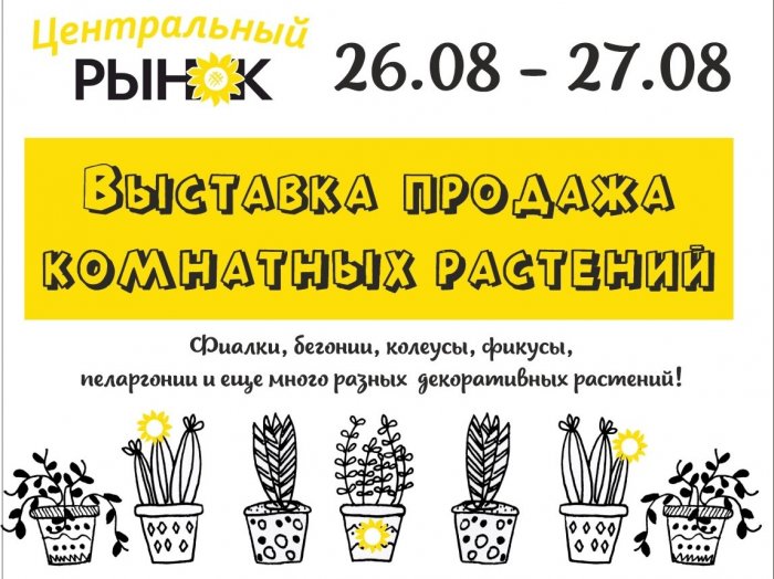 Выставка-продажа комнатных цветов